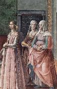 GHIRLANDAIO, Domenico Birth of St John the Baptist oil painting artist